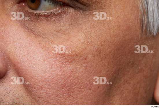 Face Cheek Skin Man Slim Wrinkles Studio photo references