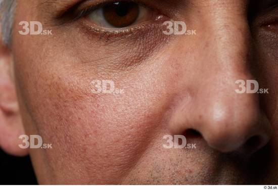 Eye Face Nose Cheek Skin Man Slim Wrinkles Studio photo references