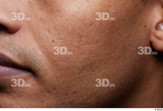 Face Cheek Skin Man Slim Studio photo references