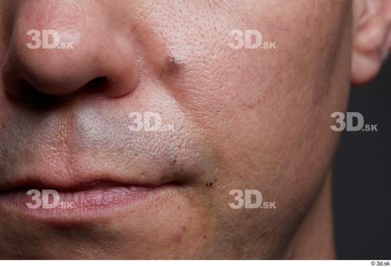 Face Mouth Nose Cheek Skin Man Slim Studio photo references