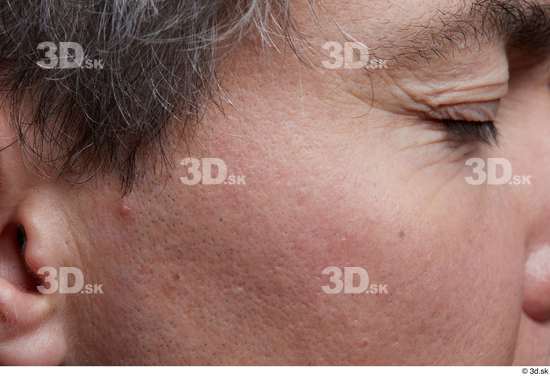 Eye Face Cheek Hair Skin Man Slim Wrinkles Studio photo references