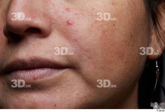 Face Mouth Nose Cheek Skin Woman Chubby Studio photo references