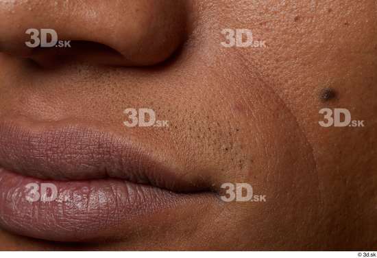 Face Mouth Nose Cheek Skin Man Black Slim Wrinkles Studio photo references