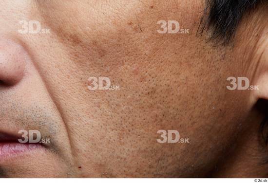 Face Mouth Cheek Hair Skin Man Slim Wrinkles Studio photo references