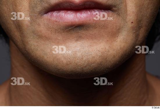 Face Mouth Skin Man Slim Studio photo references