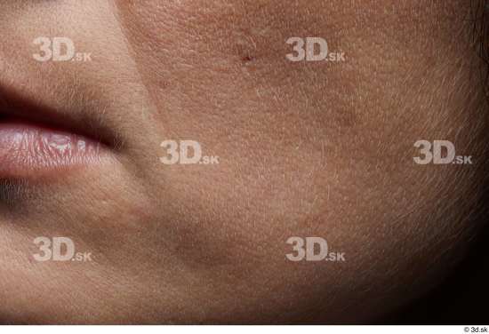 Face Mouth Cheek Skin Woman Slim Wrinkles Studio photo references