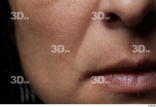 Face Mouth Nose Cheek Skin Woman Slim Studio photo references