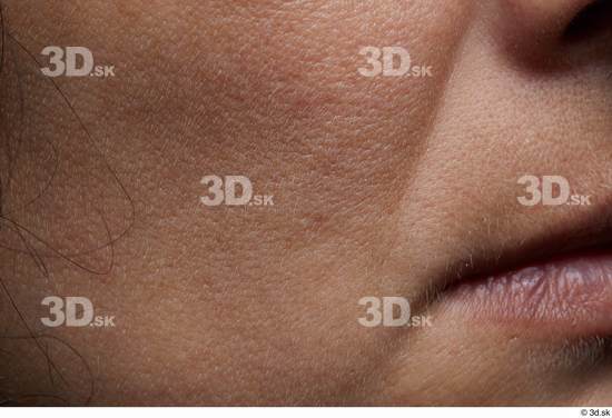 Face Mouth Cheek Skin Woman Slim Studio photo references