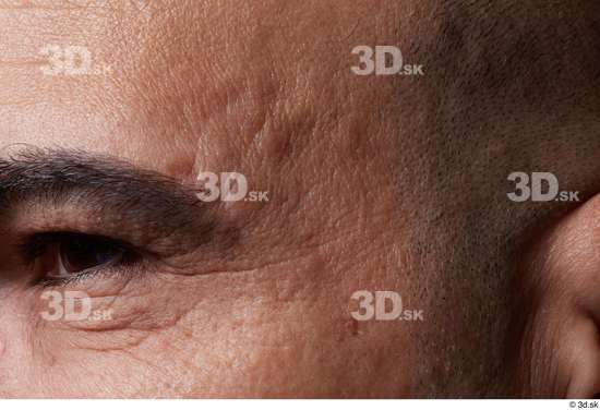 Eye Face Skin Man Chubby Wrinkles Studio photo references