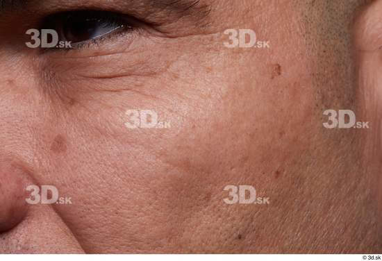 Eye Face Cheek Skin Man Chubby Wrinkles Studio photo references