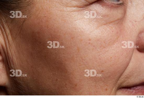 Face Cheek Skin Woman Slim Wrinkles Studio photo references