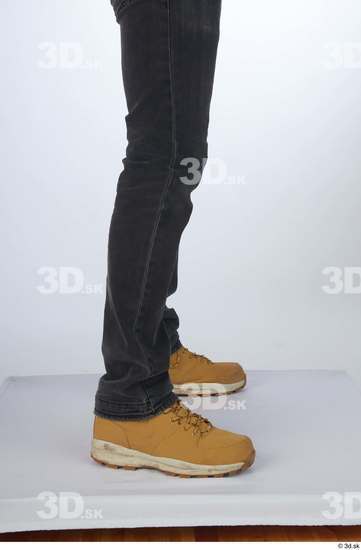 Man White Slim Male Studio Poses