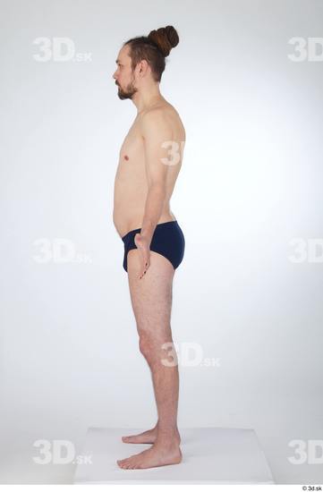 Man White Slim Male Studio Poses