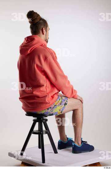 Man White Slim Male Studio Poses