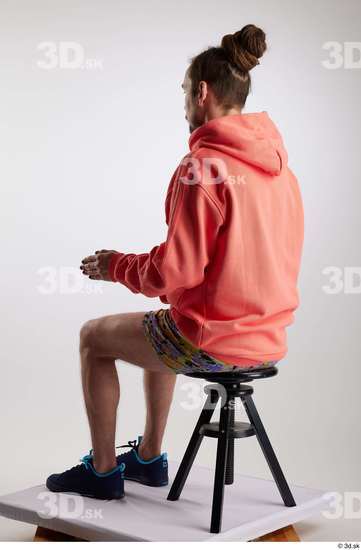 Man White Slim Male Studio Poses