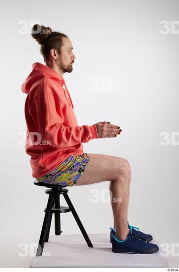 Man White Slim Male Studio Poses