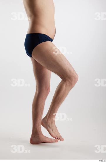 Man White Slim Male Studio Poses