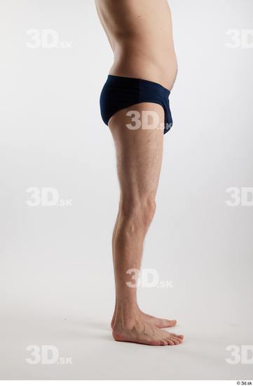 Man White Slim Male Studio Poses