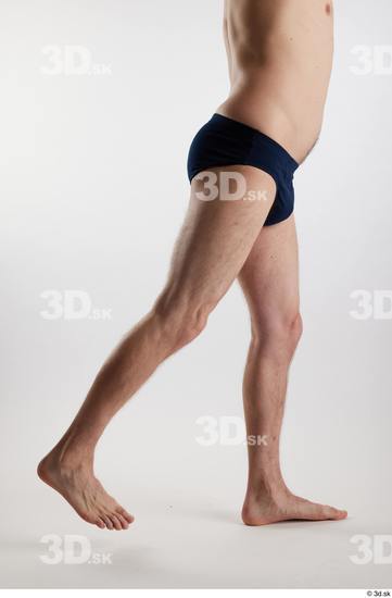 Man White Slim Male Studio Poses