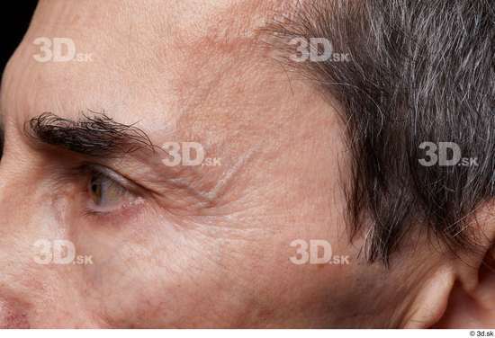 Eye Face Cheek Ear Hair Skin Man Slim Wrinkles Studio photo references