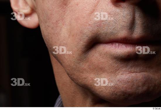 Face Mouth Cheek Ear Skin Man Slim Wrinkles Studio photo references