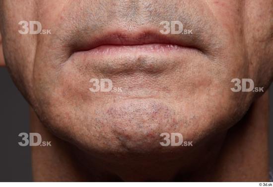 Face Mouth Skin Man Slim Wrinkles Studio photo references