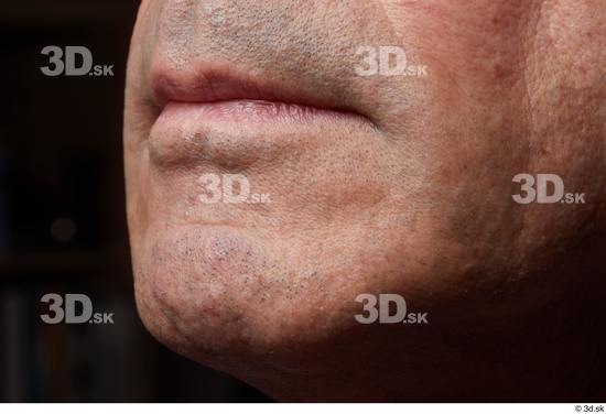 Face Mouth Cheek Skin Man Slim Wrinkles Studio photo references