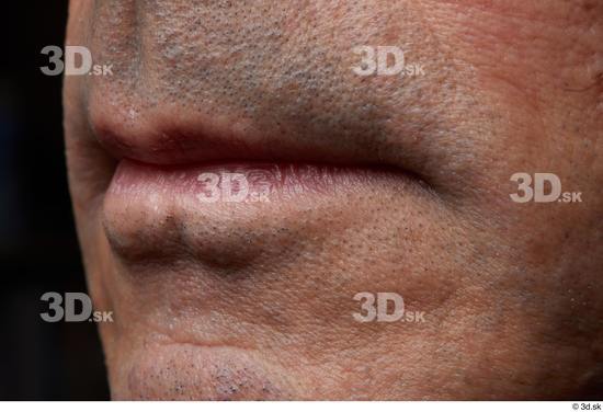 Face Mouth Skin Man Slim Wrinkles Studio photo references