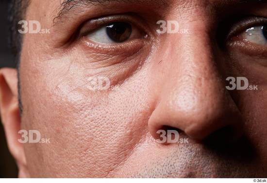 Eye Face Nose Cheek Skin Man Slim Wrinkles Studio photo references