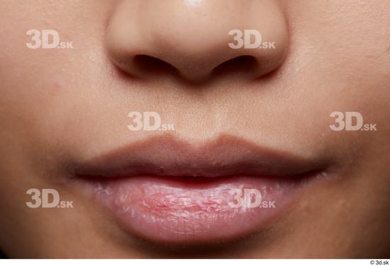 Face Mouth Nose Skin Woman Asian Slim Studio photo references