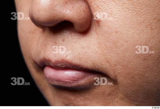 Mouth Nose Cheek Skin Woman Slim Studio photo references