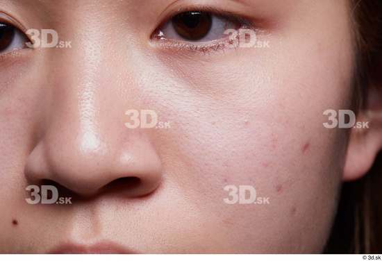 Eye Face Nose Cheek Skin Woman Asian Slim Studio photo references