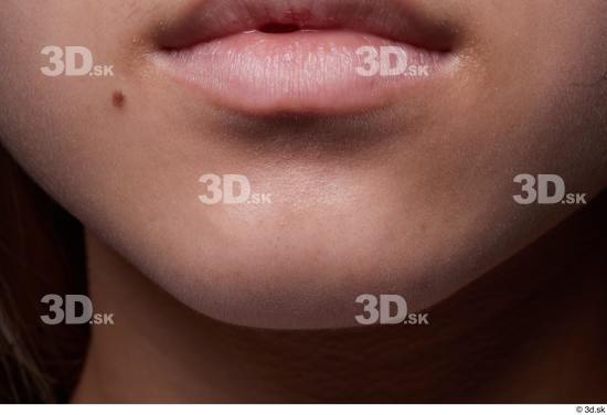 Face Mouth Skin Woman Asian Slim Studio photo references