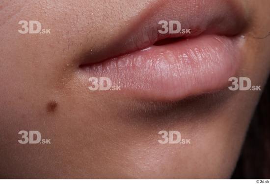 Face Mouth Skin Woman Asian Slim Studio photo references