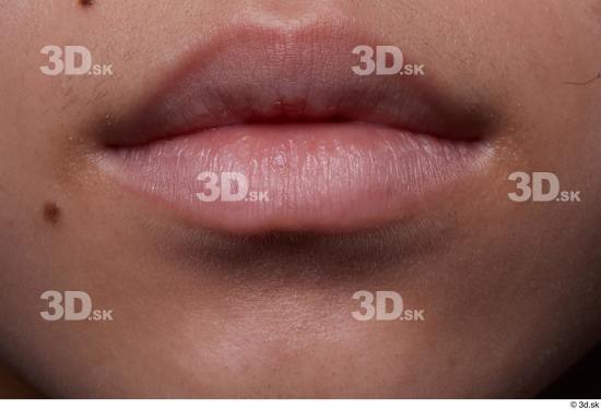 Face Mouth Skin Woman Asian Slim Studio photo references