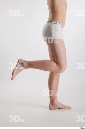 Man White Slim Male Studio Poses