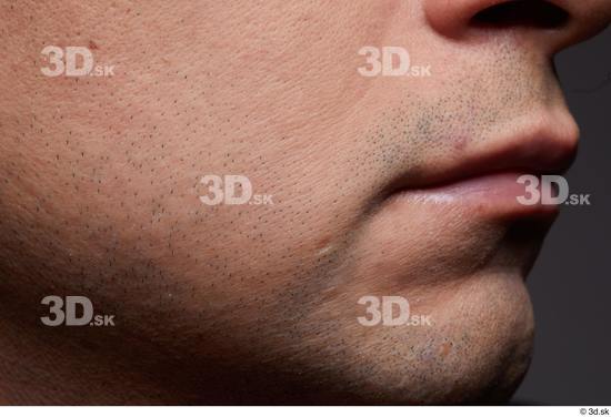 Face Cheek Skin Man Slim Studio photo references