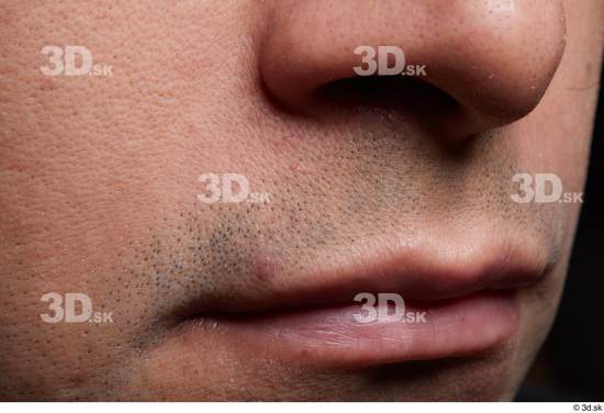 Face Mouth Nose Cheek Skin Man Slim Studio photo references