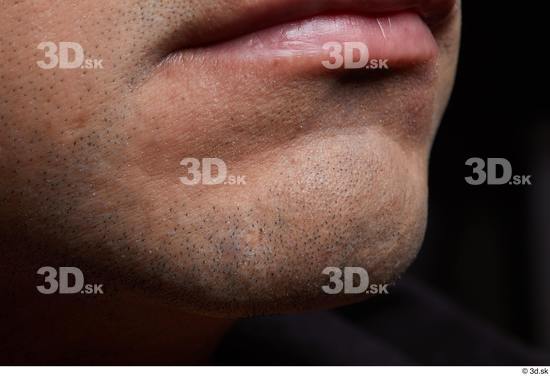 Face Mouth Skin Man Slim Studio photo references