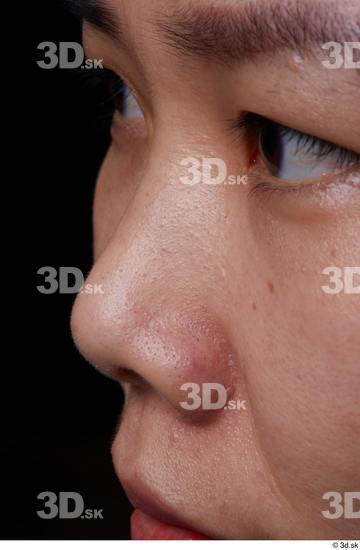 Face Nose Skin Woman Asian Slim Studio photo references