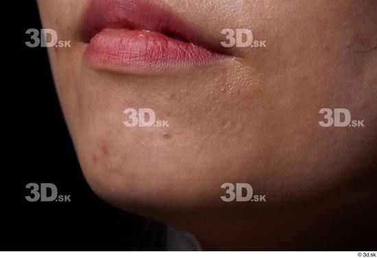 Face Mouth Cheek Skin Woman Asian Slim Studio photo references