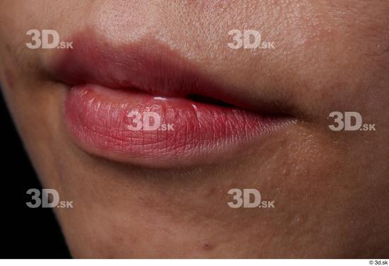 Face Mouth Skin Woman Asian Slim Studio photo references