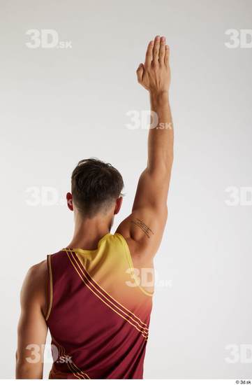 Man White Athletic Male Studio Poses