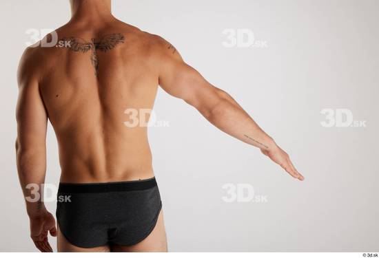 Man White Athletic Male Studio Poses