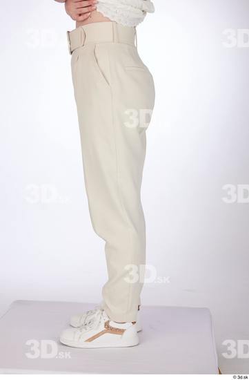 Woman White Slim Female Studio Poses