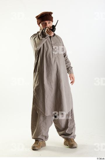Whole Body Man T poses Formal Athletic Bearded Studio photo references Arab