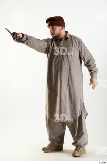 Whole Body Man T poses Formal Athletic Bearded Studio photo references Arab