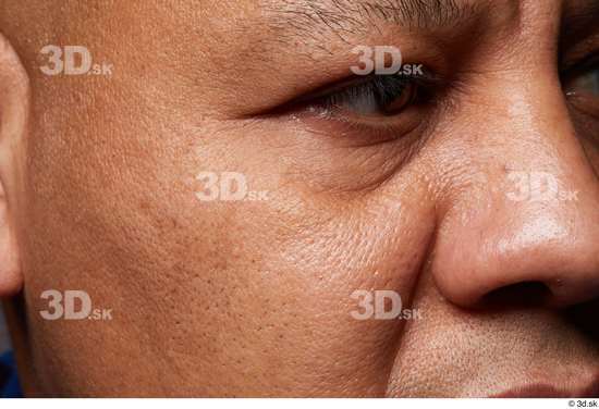 Eye Face Nose Cheek Skin Man Chubby Wrinkles Studio photo references