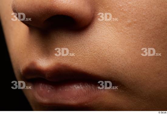 Face Mouth Nose Cheek Skin Man Slim Studio photo references