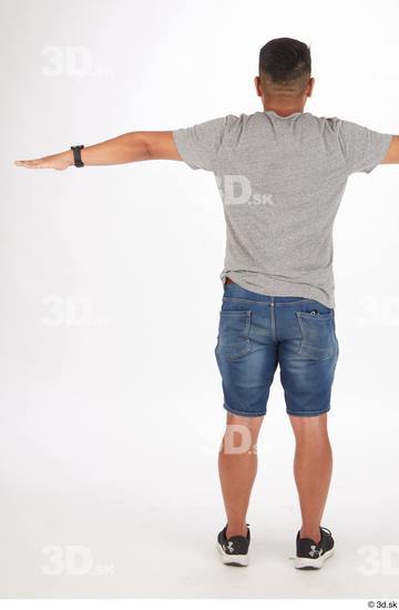 Whole Body Man T poses Casual Slim Street photo references